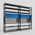 M22 Modular Work Bench with Shelves - H3100mm x W3780mm