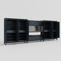 M222 Modular Work Bench - H2100mm x W5640mm | MDF WBT | Dark Grey