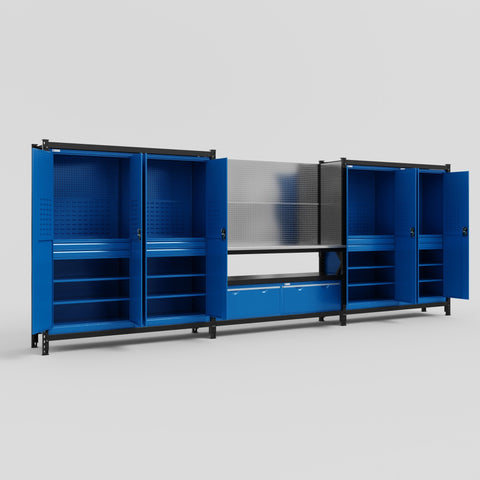 M222-2 Modular Work Bench - H2100mm x W5640mm