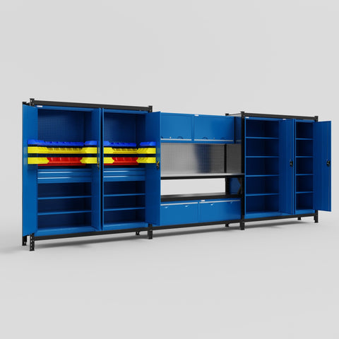 M222-2 Modular Work Bench - H2100mm x W5640mm