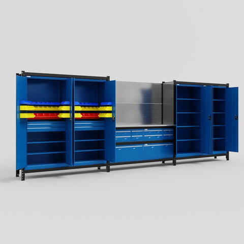 M222-2 Modular Work Bench - H2100mm x W5640mm