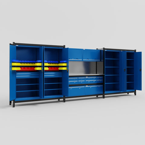 M222-2 Modular Work Bench - H2100mm x W5640mm