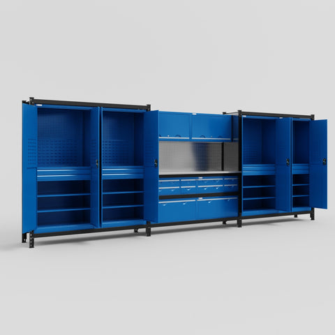 M222-2 Modular Work Bench - H2100mm x W5640mm