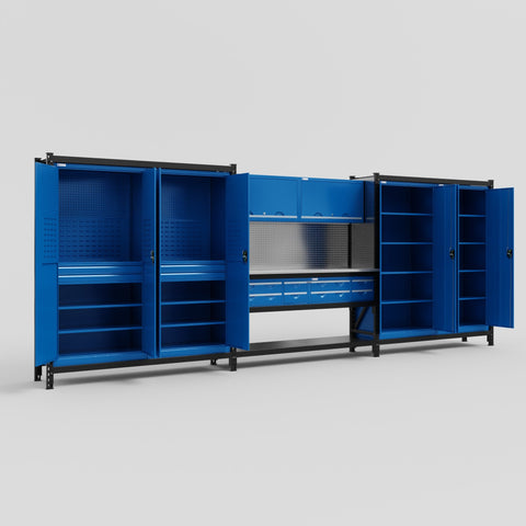 M222-2 Modular Work Bench - H2100mm x W5640mm