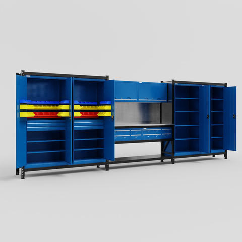 M222-2 Modular Work Bench - H2100mm x W5640mm