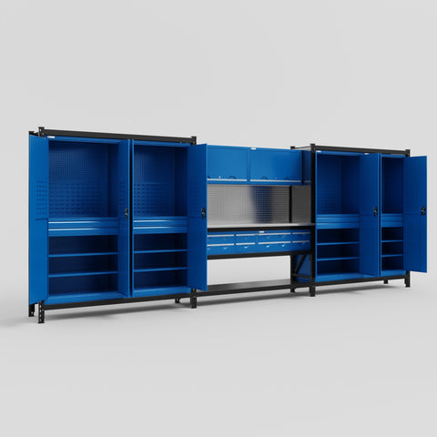 M222-2 Modular Work Bench - H2100mm x W5640mm