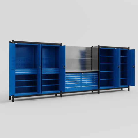 M222-2 Modular Work Bench - H2100mm x W5640mm
