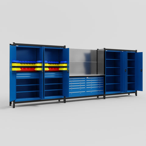 M222-2 Modular Work Bench - H2100mm x W5640mm