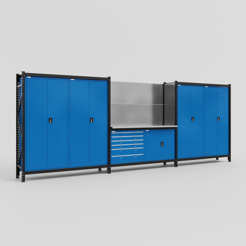 M222-2 Modular Work Bench - H2100mm x W5640mm