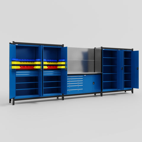 M222-2 Modular Work Bench - H2100mm x W5640mm
