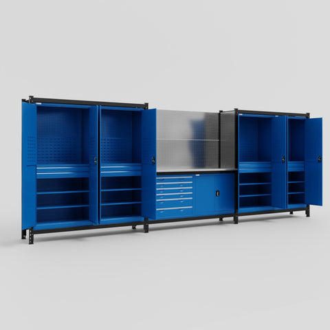 M222-2 Modular Work Bench - H2100mm x W5640mm