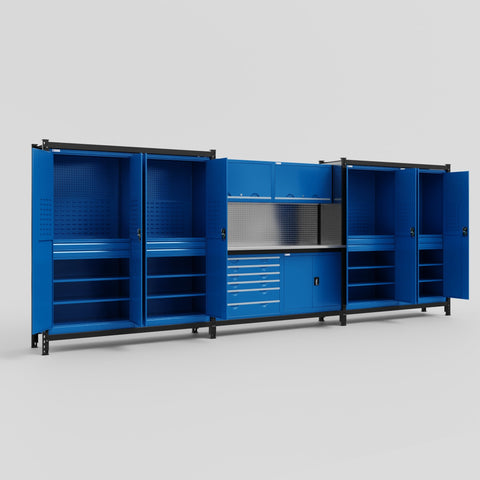 M222-2 Modular Work Bench - H2100mm x W5640mm