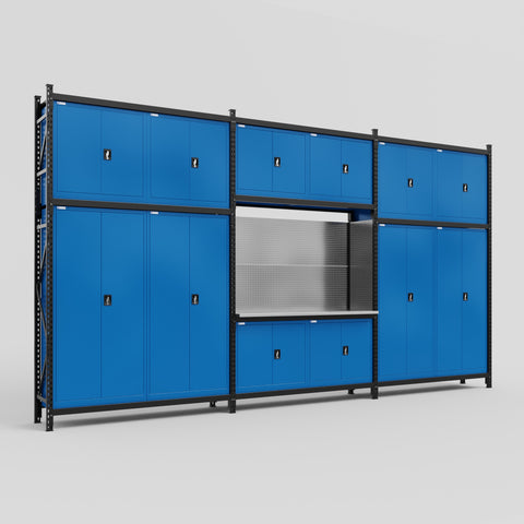 M222 Modular Work Bench - H3100mm x W5640mm