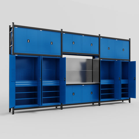 M222 Modular Work Bench - H3100mm x W5640mm