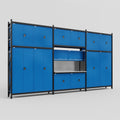 M222 Modular Work Bench - H3100mm x W5640mm
