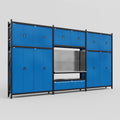 M222 Modular Work Bench - H3100mm x W5640mm