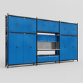 M222 Modular Work Bench - H3100mm x W5640mm