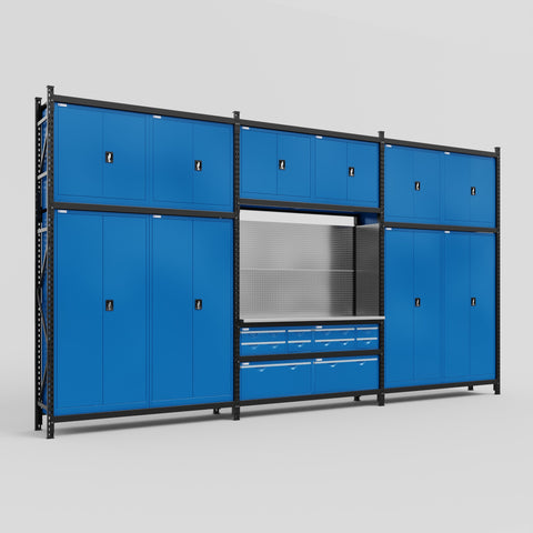M222 Modular Work Bench - H3100mm x W5640mm