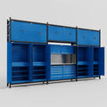 M222 Modular Work Bench - H3100mm x W5640mm
