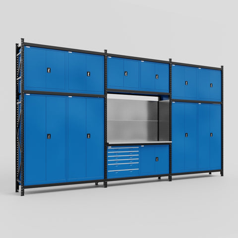 M222-3C Modular Work Bench - H3100mm x W5640mm