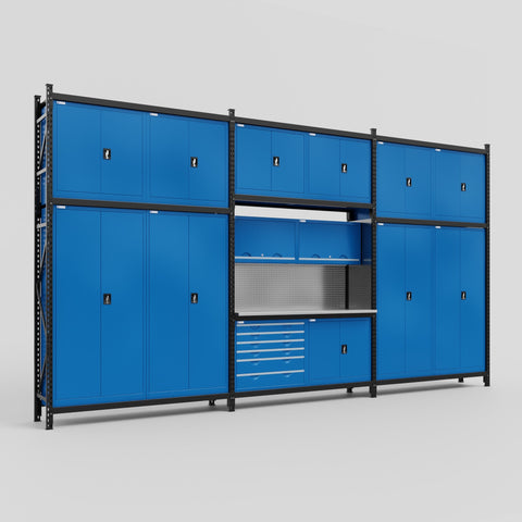 M222-3C Modular Work Bench - H3100mm x W5640mm
