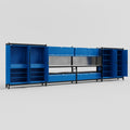 M2222 Modular Work Bench - H2100mm x W7500mm