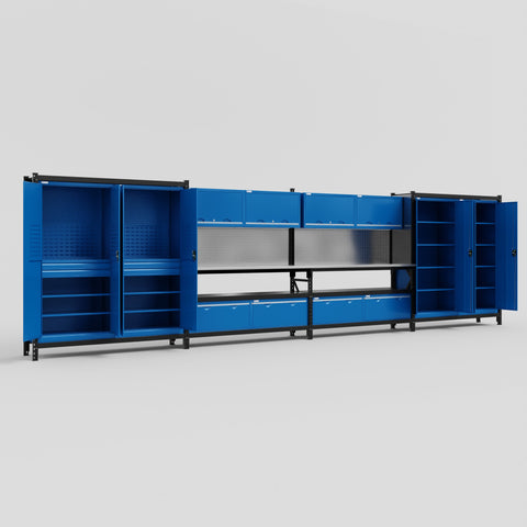 M2222 Modular Work Bench - H2100mm x W7500mm