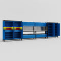 M2222 Modular Work Bench - H2100mm x W7500mm