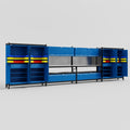 M2222 Modular Work Bench - H2100mm x W7500mm