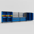 M2222 Modular Work Bench - H2100mm x W7500mm