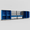 M2222 Modular Work Bench - H2100mm x W7500mm