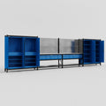 M2222 Modular Work Bench - H2100mm x W7500mm