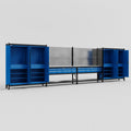 M2222 Modular Work Bench - H2100mm x W7500mm