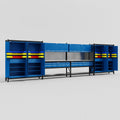 M2222 Modular Work Bench - H2100mm x W7500mm