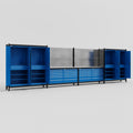 M2222 Modular Work Bench - H2100mm x W7500mm