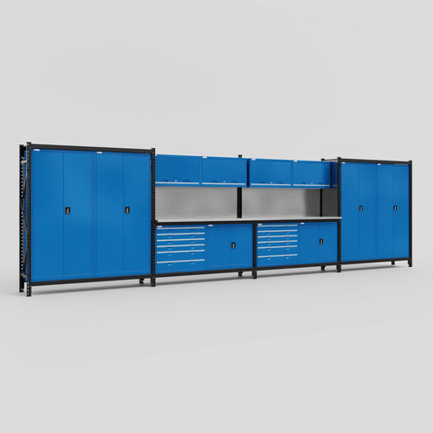 M2222-2 Modular Work Bench - H2100mm x W7500mm