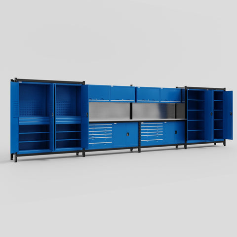 M2222-2 Modular Work Bench - H2100mm x W7500mm