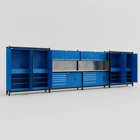 M2222-2 Modular Work Bench - H2100mm x W7500mm