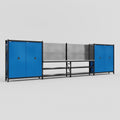 M2222 Modular Work Bench - H2100mm x W7500mm
