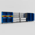 M2222 Modular Work Bench - H2100mm x W7500mm