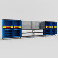 M2222 Modular Work Bench - H2100mm x W7500mm
