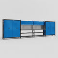 M2222 Modular Work Bench - H2100mm x W7500mm