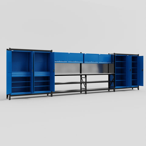 M2222 Modular Work Bench - H2100mm x W7500mm