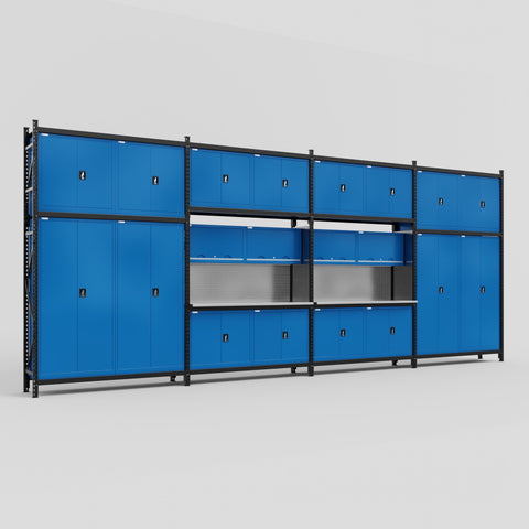M2222 Modular Work Bench - H3100mm x W7500mm