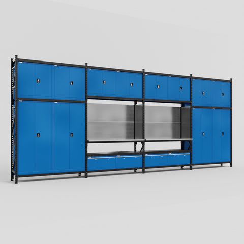 M2222 Modular Work Bench - H3100mm x W7500mm