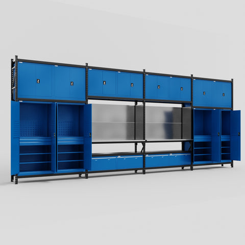 M2222 Modular Work Bench - H3100mm x W7500mm