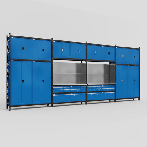 M2222 Modular Work Bench - H3100mm x W7500mm