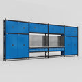 M2222 Modular Work Bench - H3100mm x W7500mm