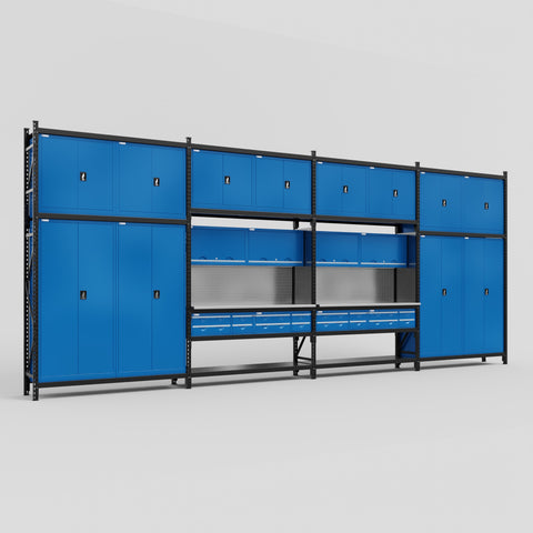 M2222 Modular Work Bench - H3100mm x W7500mm