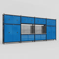 M2222 Modular Work Bench - H3100mm x W7500mm